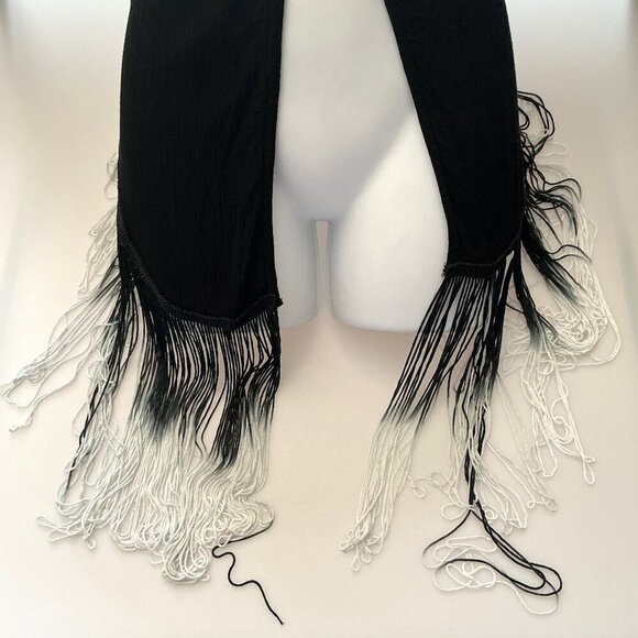 CHARLOETT RUSSE BOHO FRINGE CARDIGAN VEST LIGHTWEIGHT - Picture 10 of 10